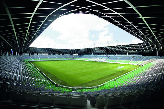 The Football Stadium Stožice is a part of the Sports Park Stožice, a huge multi-purpose complex located on the outskirts of Ljubljana, 2010