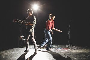 Dance performance <i>The Lost Songs</i> at <!--LINK'" 0:10-->, Maribor 2022. Author: Janez Klenovšek
