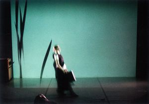 <i>Paracelsus and Frankenstein</i> performance by <!--LINK'" 0:64-->, <!--LINK'" 0:65--> at <!--LINK'" 0:66--> 1999. <!--LINK'" 0:67--> in the role of Peter Schlemichl.