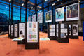 The glass entrance hall of the National Gallery of Slovenia hosting the <!--LINK'" 0:8-->, 2015