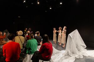 The performance In the Garden at the festival Future=Now!, 2023.