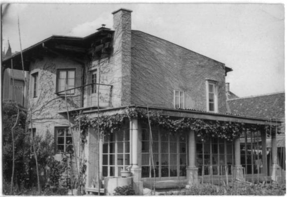 Winter garden at Plečnik House, Karunova street 4, Ljubljana, 1923