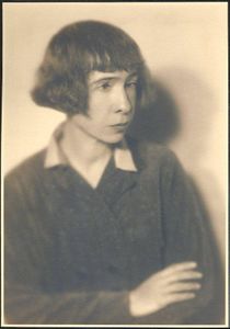 Slovene writer <!--LINK'" 0:215--> (1889&ndash;1950), a portrait taken in Villach and kept by <!--LINK'" 0:216-->