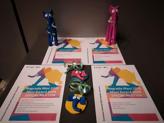 9th Enimation, International Children and Youth Film Festival awards, author of the statuettes: Marijan Mirt, 2019