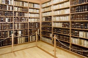 <!--LINK'" 0:145--> is a cultural monument that holds around 5200 old manuscripts and books, including 21 incunabula (books printed before 1500) the oldest of which dates from 1473