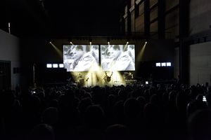 <!--LINK'" 0:38--> performing at Tate Modern's Turbine Hall, London, 2012