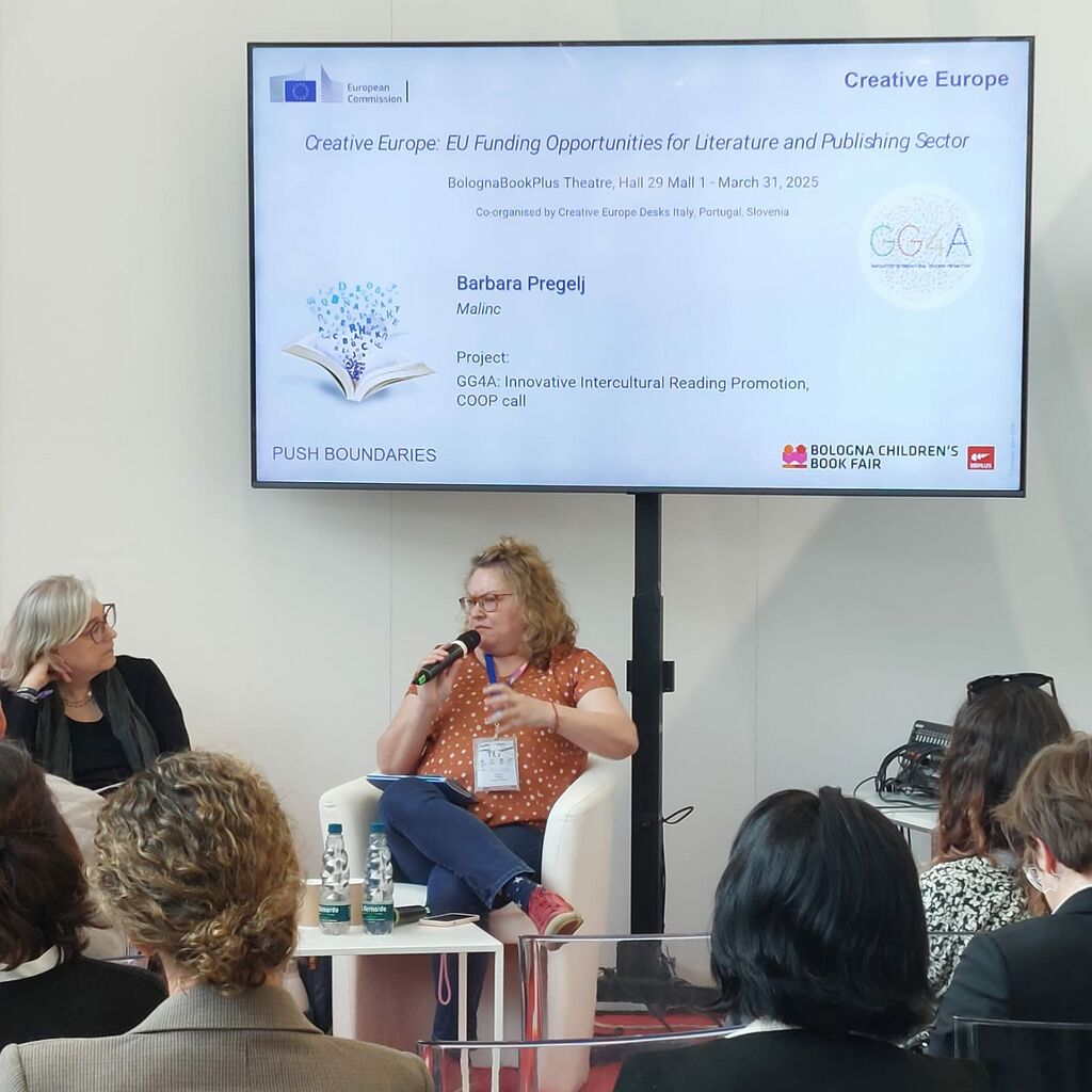 File:Bologna Children's Book Fair 2025 Panel 2 European Cooperation Projects.jpg