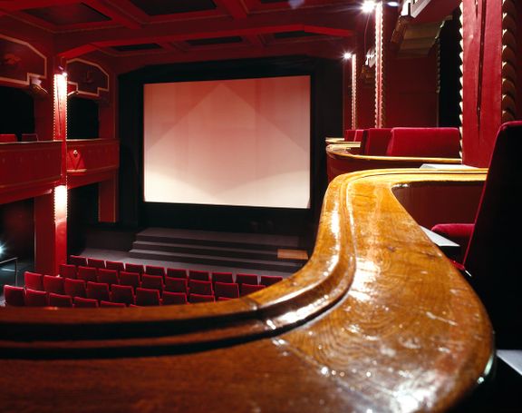 Kinodvor Cinema hall and balcony detail, 2005