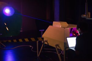 Dan Adlešič's installation <i>Syntrop</i> at <!--LINK'" 0:195-->, 2018.