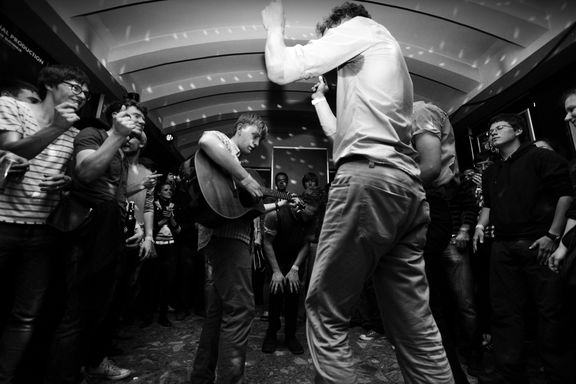 The Crookes, an indie band from Sheffield, England, performing at Art kino Metropol Celje, concert organized by ŠKUC Buba Booking and Promotion, 2011