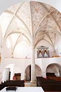 Interior of Church of St Pancras, Stari trg near Slovenj Gradec, 2019.