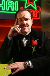 Nani Poljanec, alias Don V. Corleone, in the <!--LINK'" 0:228-->, a satirical evening programme on <!--LINK'" 0:229-->, 2007