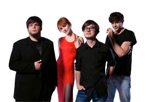 <!--LINK'" 0:364--> band line-up, 2012 (From left: <!--LINK'" 0:365-->, <!--LINK'" 0:366-->, <!--LINK'" 0:367-->, <!--LINK'" 0:368-->)