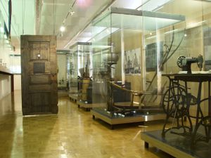 Prison doors, <i>The Cerkno Region Through the Centuries</i> permanent exhibition at <!--LINK'" 0:25-->  presenting the historical development of the Cerkno region