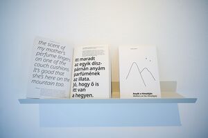 The catalogue of the Judit Flora Schuller's project "Mothers in the Himalayas", conceived for the <!--LINK'" 0:5-->, part of her <!--LINK'" 0:6--> residency. Photo Tomo Jeseničnik.