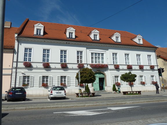 Façade of the Josip Vošnjak Library, Slovenska Bistrica, 2010