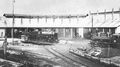 The former boiler room which now houses the <!--LINK'" 0:1188--> collection of vehicles, as photographed somewhere around 1935.