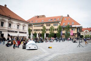 La Fuite performed on the Main Square by Le Monfort at <!--LINK'" 0:131-->, 2023