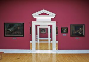 The old set up of the <i>European Paintings</i>, permanent collection of the <!--LINK'" 0:320--> in 2008.