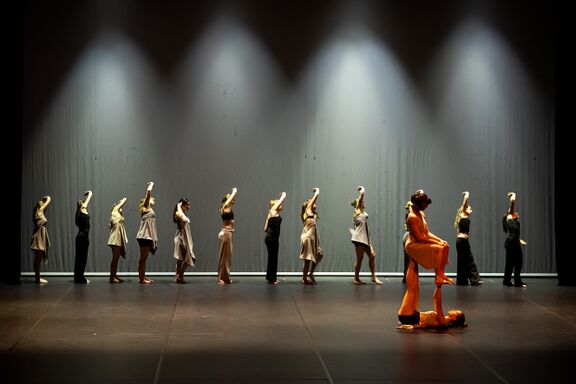 The performance "The Elusive Body" at the 2026 Transgenerations Festival of Youth Creativity.