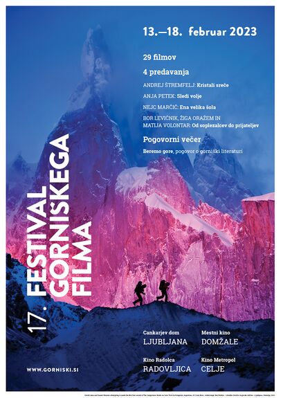 Poster for the 17th Mountain Film Festival, 2023