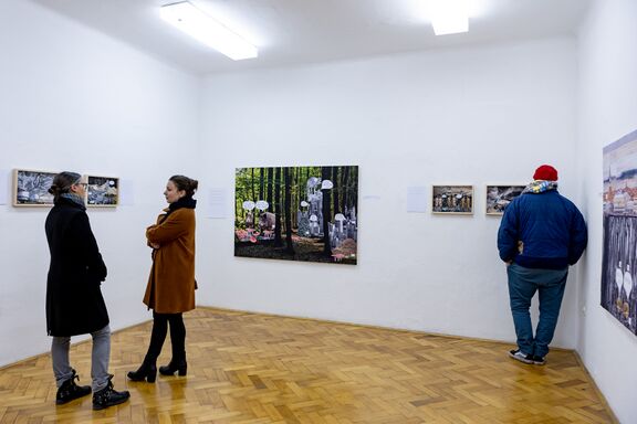 Exhibition space at Pivka House of Culture.