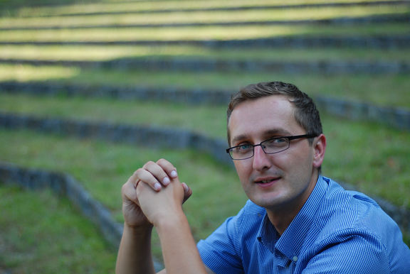 Sebastjan Vrhovnik, conductor of Academic Choir Tone Tomšič between 2009 and 2015