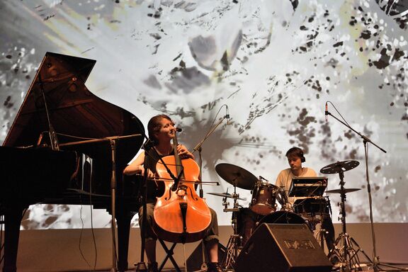 Bowrain, contemporary composer, pianist, and producer, at the 19th Sajeta Creative Camp. Author: Goran Jevtić