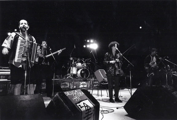 The Klezmatics performing at Križanke, Druga Godba Festival, 1995