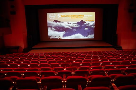 The Linhart hall at Cankarjev dom is the main Mountain Film Festival venue, 2011