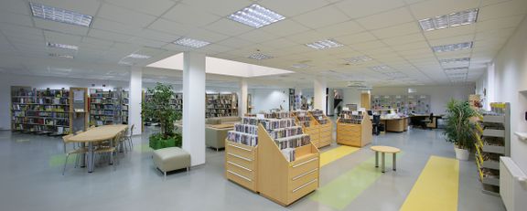 Brežice library interior