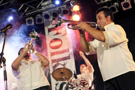 Esma Redžepova (Republic of Macedonia) performing at Folkest Festival, Carpaccio Square, Koper-Capodistria, 2011