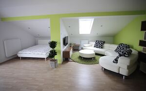 The artist-in-residence apartments at the 5, Cankarjeva Street run by the Public Fund for Cultural Activities of the Republic of Slovenia.