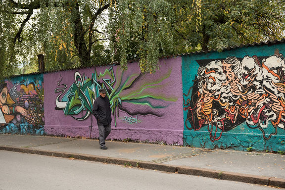 Graffiti wall, Tovarna Rog, 2016.