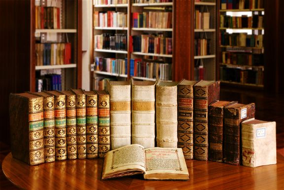 The Local studies department Ivan Potrč Library Ptuj with some precious specimen of publications, the oldest ones from the 15th century.