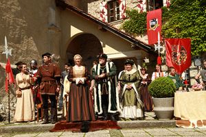 The 'Count' and the 'Countess' of the Castle have become almost indispensable at official visits, weddings and other events with medieval theme at <!--LINK'" 0:57-->