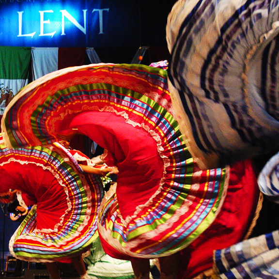 Performance at Folkart International Folklore Festival, Maribor which takes place during the annual Lent Festival, 2005