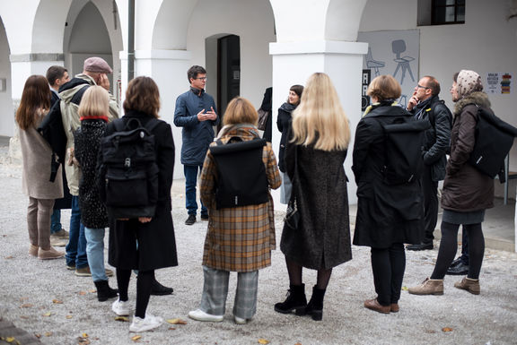 Creative Europe Desk Slovenia event at Museum of Architecture and Design, 2018.