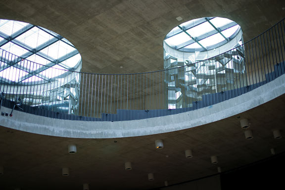 The upper floor of the Cultural Centre of European Space Technologies (KSEVT), Vitanje, 2012