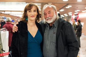 <!--LINK'" 0:423-->, an actress, and <!--LINK'" 0:424-->, a film director, 2018.