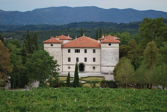 View of the Renaissance Kromberk Castle, 2012.