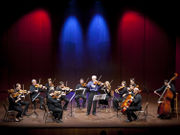 A Slovene Philharmonic String Chamber Orchestra concert, taking place at the Nova Gorica Arts Centre, 2014