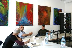 <!--LINK'" 0:65-->, during round table discussions of topical issues, the confrontation of authors, translators and critics allows for new and varied perspectives on poetry