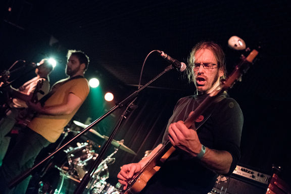 Tavžntroža performing at Klub Gromka, Radio Študent Benefit Festival, 2016.