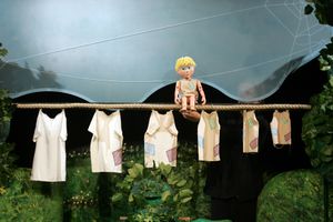 <!--LINK'" 0:852-->'s <i>Who Made Videk's Shirt</i> puppetry performance conceived by <!--LINK'" 0:853-->, <!--LINK'" 0:854-->, 2006. The performance had its 400th reprise on 9 November 2014.