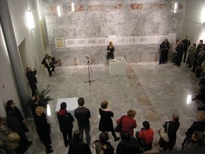 <!--LINK'" 0:262--> exhibition opening at Sokolski dom