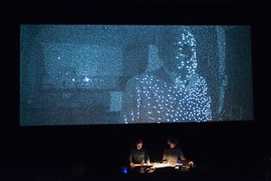 Franck Vigroux and Kurt d'Haeseleer performing at <!--LINK'" 0:598-->, <!--LINK'" 0:599--> 2017.