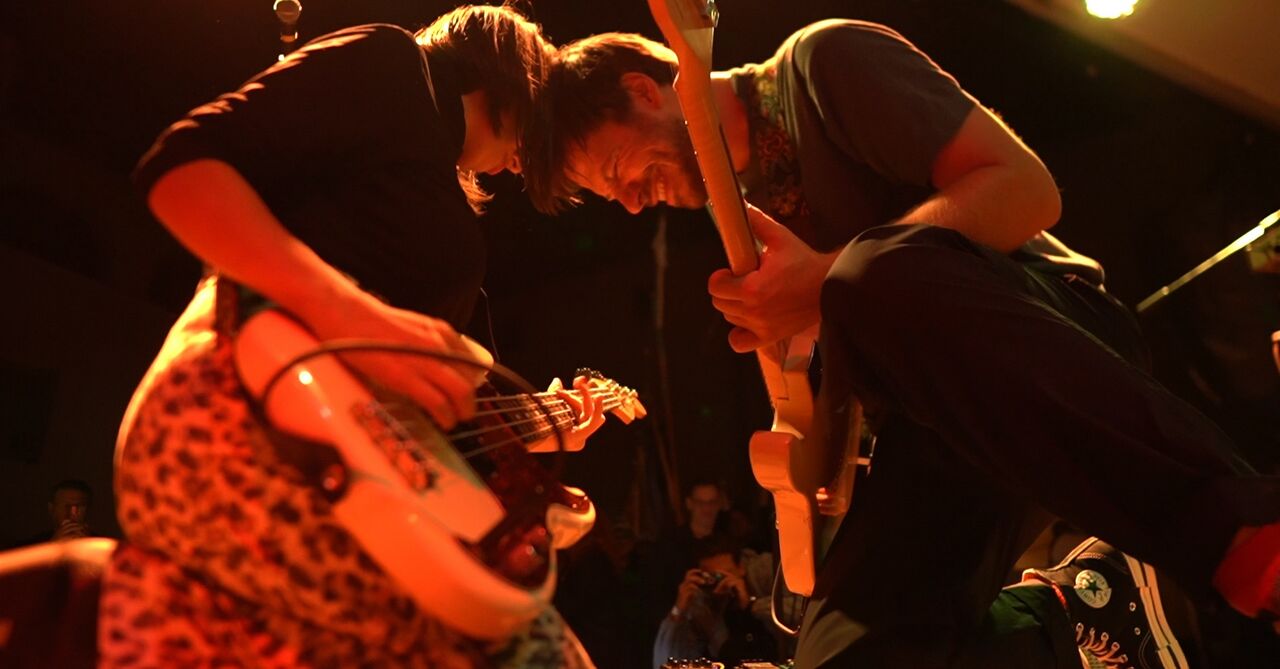 The band KOIKOI performing at Nindri Indri festival in 2025. Photo: Vitja Rodež