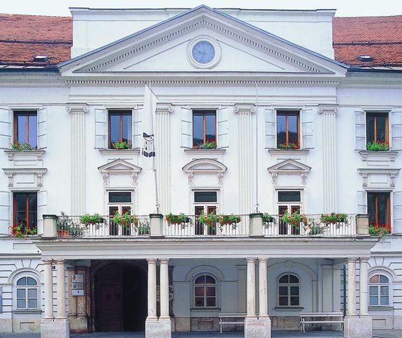 Celje Museum of Recent History building in Prešernova street, Celje