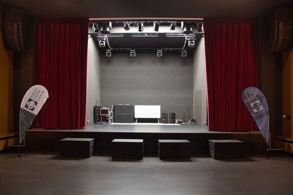 The multipurpose hall at the Cultural Center Kočevje.